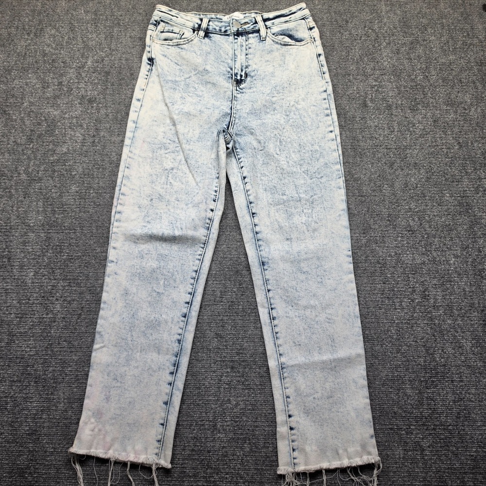 YMI Dream Jeans Womens 11/30 High Rise Ankle Acid Wash Raw Hem Denim P931770